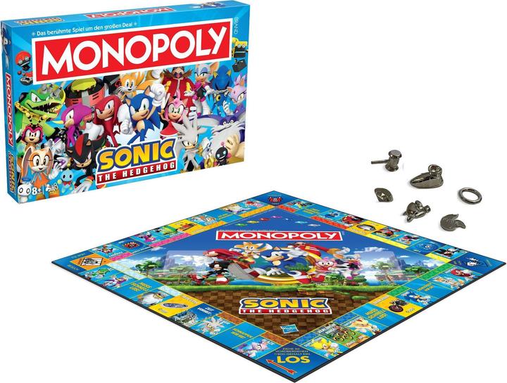 Immagine prodotto Winning Moves Monopoly gioco da tavolo Sonic the Hedgehog *versione tedesca* (Tedesco)