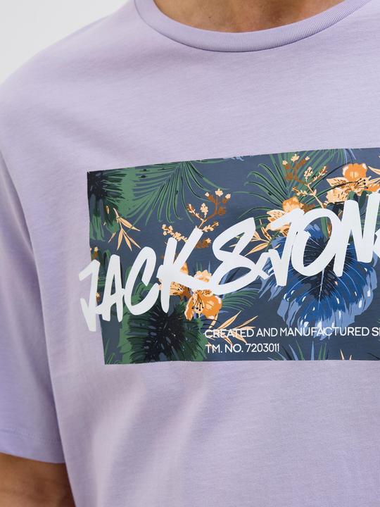 Actual product image Jack & Jones Logo Rundhalsausschnitt T-shirt T-shirt (M)
