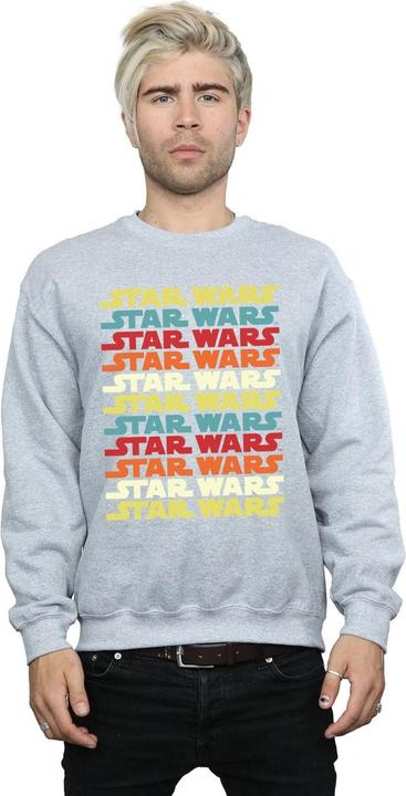 Immagine prodotto Star Wars Retro Repeat Logo Felpa Uomo (S)