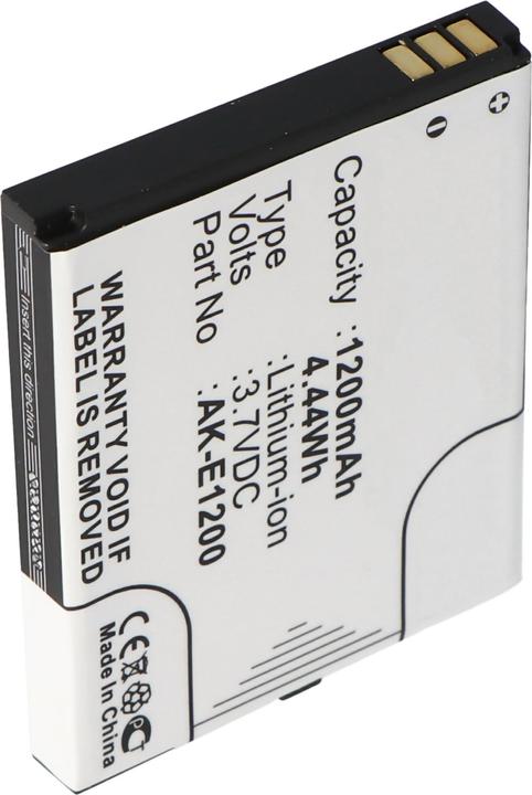 Actual product image AccuCell Battery suitable for Emporia TELME E1000, E1200, C121, AK-E