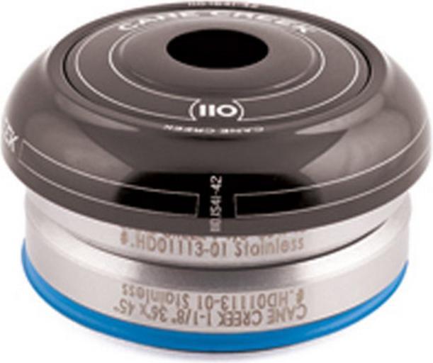 Actual product image Cane Creek 110 Tapered headset, 1 1/8"-1.5", IS41/28.6/H15 | IS52/40, tall, 51.1OD, wide, black