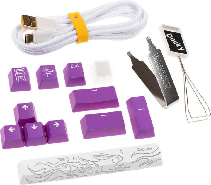 Image du produit Ducky One 3 Aura Blanc (US, Filaire)
