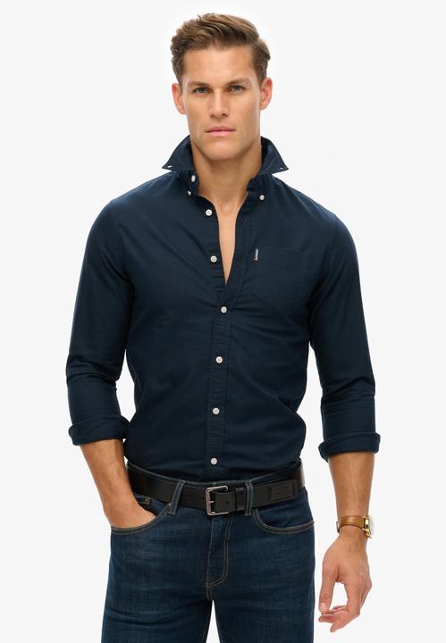 Produktbild Superdry Langärmeliges Essentials Oxfordhemd (L)