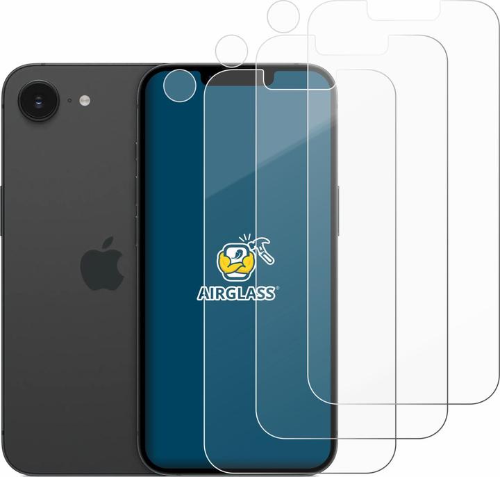 Image du produit BROTECT AirGlass Verre (6 pièce(s), Apple iPhone 16e)