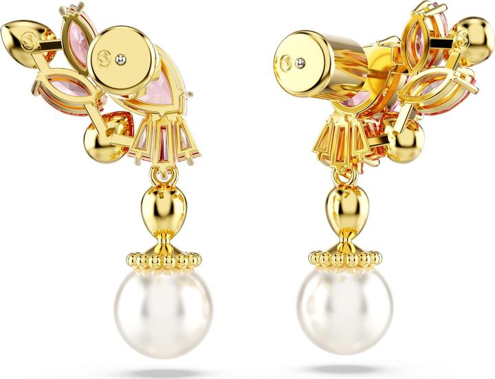 Produktbild Swarovski Iconic Swan Ohrstecker Schwan Schwarz Roségold (Swarovski Metall)
