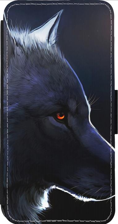 Produktbild PhoneLook Hülle Wallet schwarz Wolf Shape (Apple iPhone 14 Pro Max)