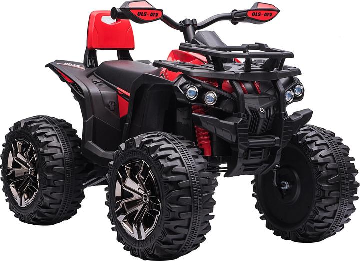 Produktbild Swisshandel24 Kinderelektro-Auto Elektro-Quad, Scheinwerfer, MP3-Musikplayer, 3-5 Jahre, 3-8 km/h, Metall, Rot, 10 (12 V)