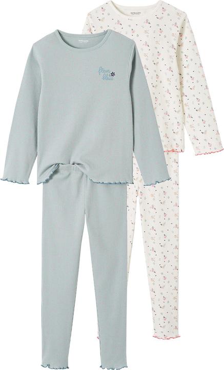 Immagine prodotto Vertbaudet Pigiama da bambina a coste 2 pezzi Oeko-Tex (140)