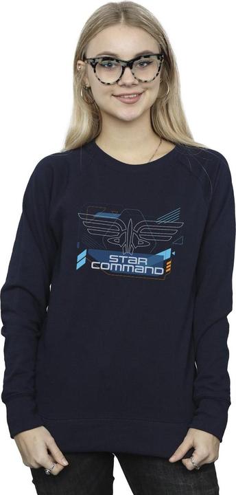 Actual product image Disney Womens/Ladies Lightyear Star Command Icons Sweatshirt (XXL)