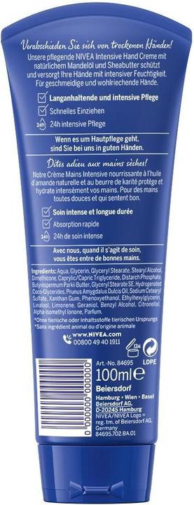 Produktbild NIVEA Intensive Care (100 ml)