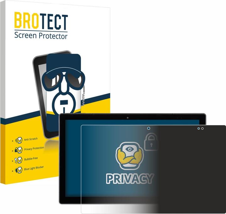 Image du produit BROTECT Film anti-regards Anti-Spy Privacy Film de protection contre la lumière bleue (1 pièce(s), Terra Pad 1162 N4120 W11 Pro)