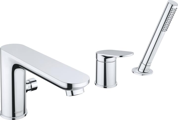 Actual product image Duravit Wave 3-hole bath mixer