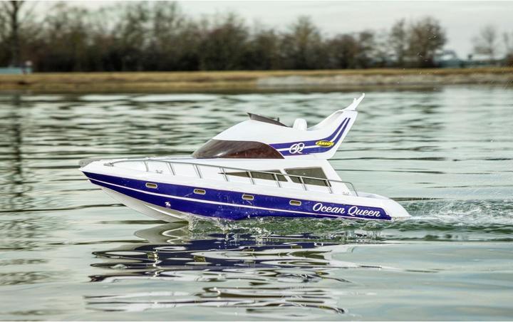Actual product image Carson RC Sport Ocean Queen RC Beginner Motorboat RtR