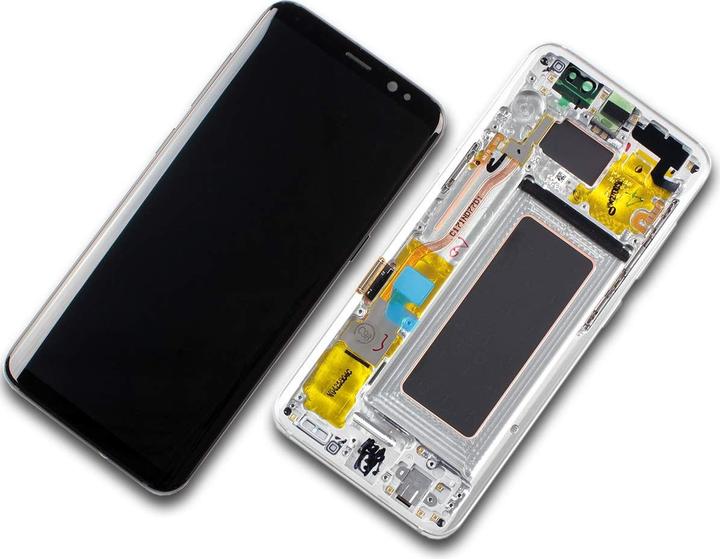 Actual product image Samsung Front LCD Asm Silver SM-G950F Galaxy S8 (Display)