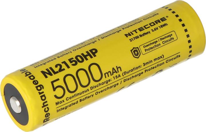 Produktbild Nitecore Li-Ion Akku Typ 21700 - 5000mAh - NL2150HP