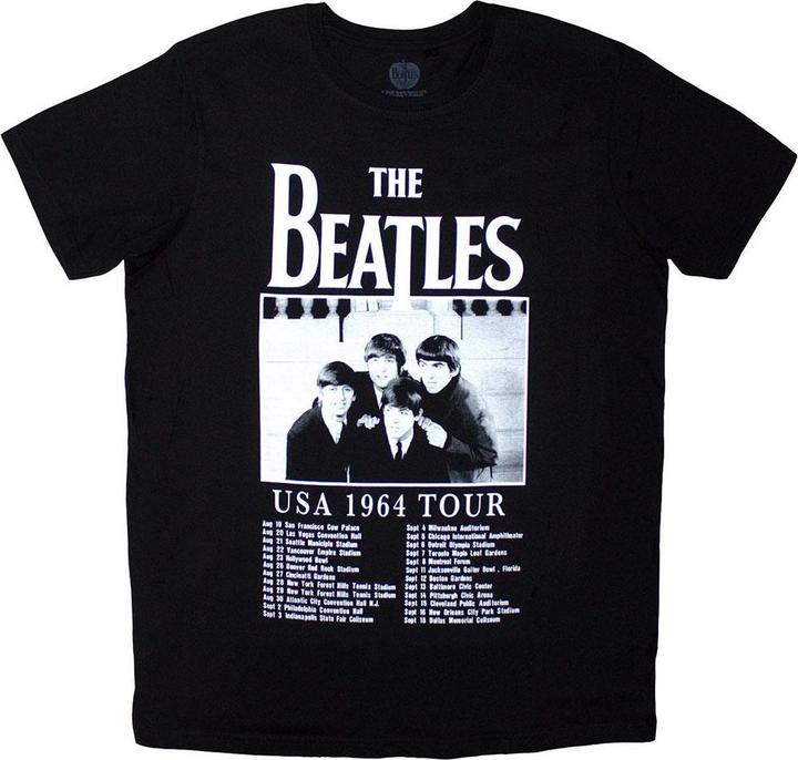 Image du produit The Beatles - T-shirt USA TOUR - Adulte (S)