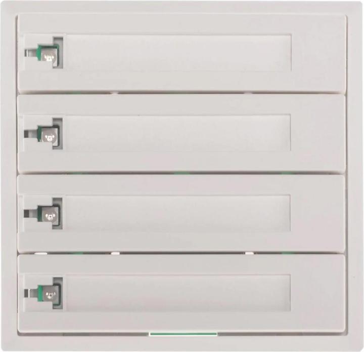 Image du produit Feller Bouton-poussoir électronique EDIZIOdue 4x1, blanc