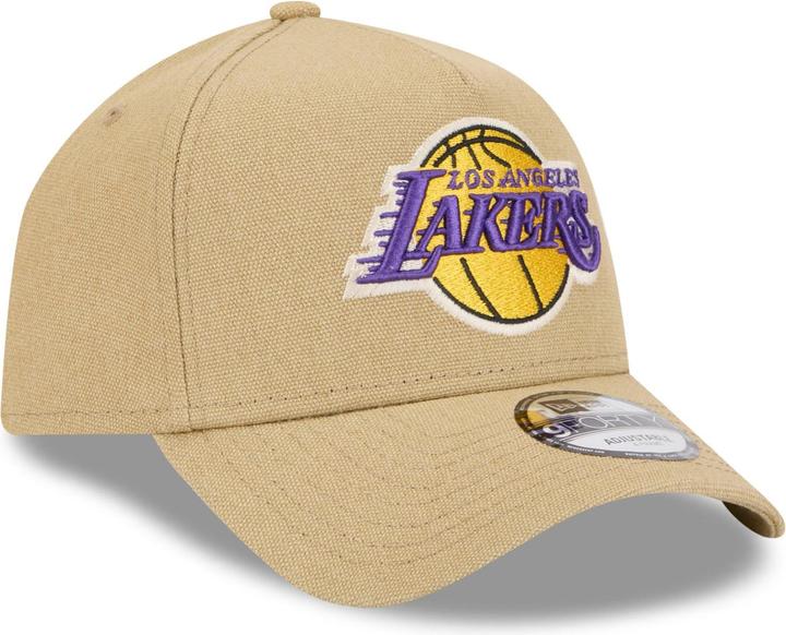 Image du produit New Era A-Frame Trucker Lin Cap - Los Angeles Lakers beige (Taille unique)