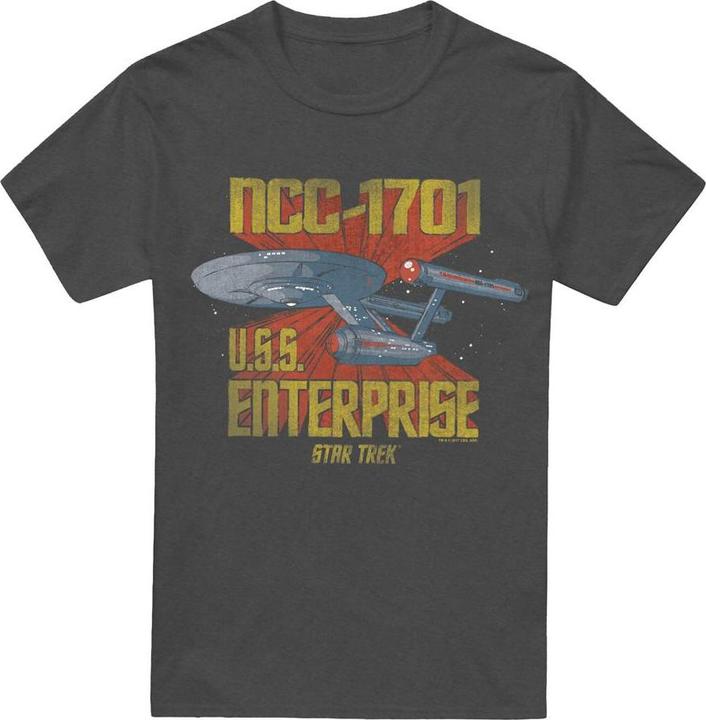 Actual product image Unisex Adult NCC-1701 T-Shirt (L)