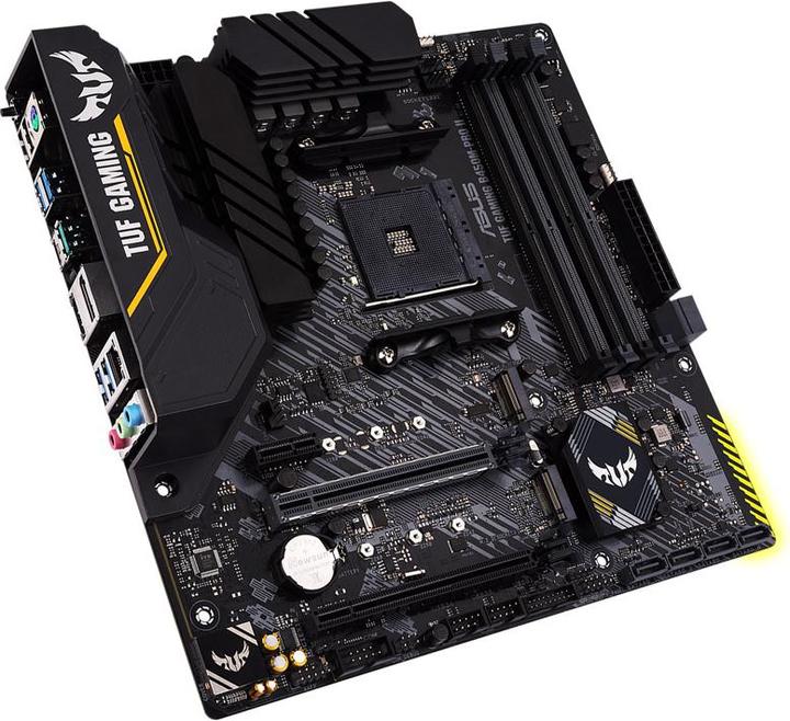 Actual product image ASUS TUF B450M-Pro II Gaming (AM4, AMD B450, mATX)