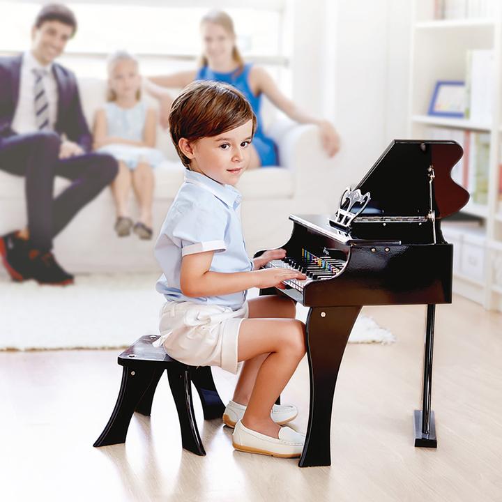 Actual product image Hape Toy grand piano (Multilingual, English, German, French)