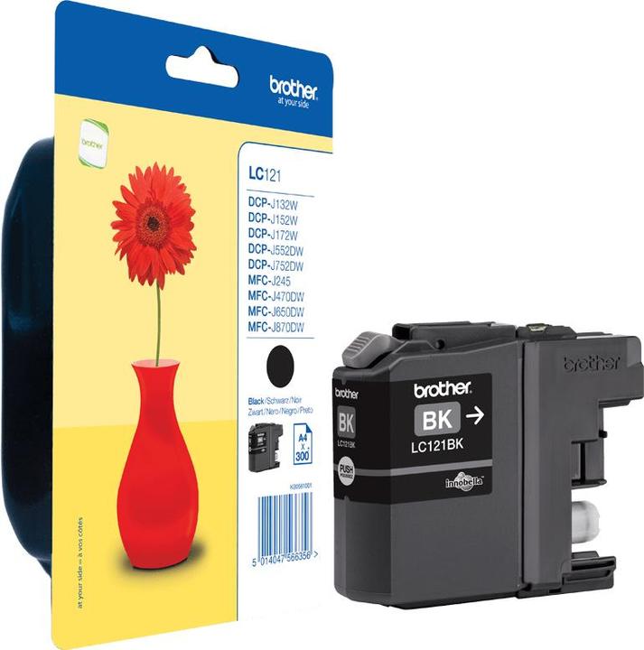 Immagine prodotto Brother LC121BK - Nero - Originale - Blister (FC)