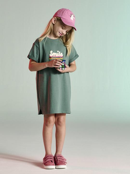 Image du produit Vertbaudet Leichtes Mädchen Sweatkleid mit Aufdruck (128)