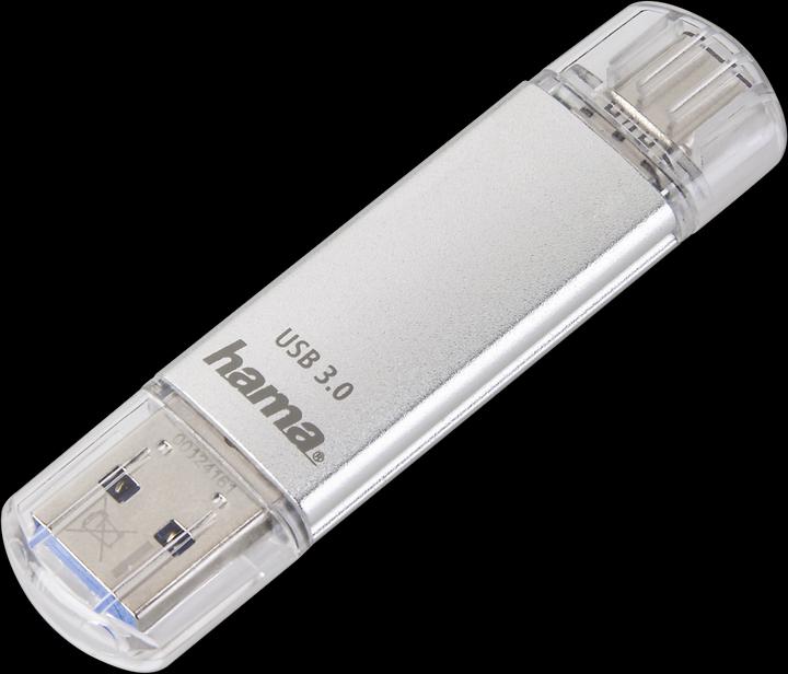 Hama C-Laeta (128 Go, USB 3.0, USB-A, USB-C)