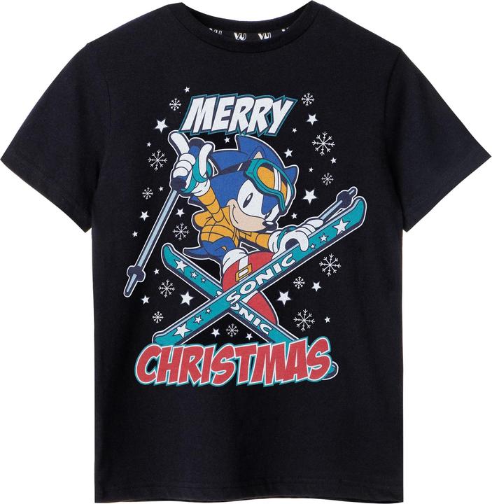 Sonic The Hedgehog Jungen Frohe Weihnachten TShirt (158, 164)