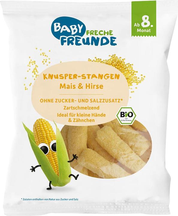 Image du produit Freche Freunde Bâtonnets de maïs et millet à grignoter 30g (30 g)