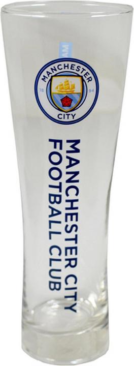 Produktbild Manchester City FC Wordmark Fussball Wappen Design Peroni Pint Glas