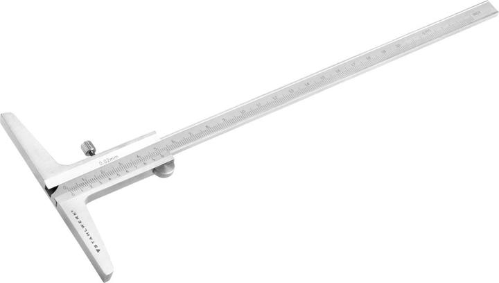 Produktbild Stahlwerk Tiefenmessschieber 0-200 mm DIN 862 aus rostfreiem Edelstahl (20 cm)