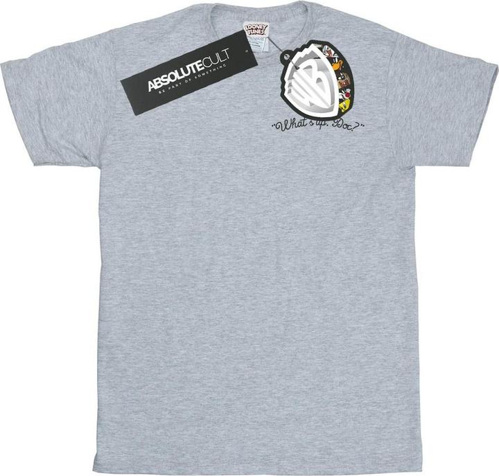 Actual product image Looney Tunes Mens What's Up Doc Breast Print T-Shirt (S)