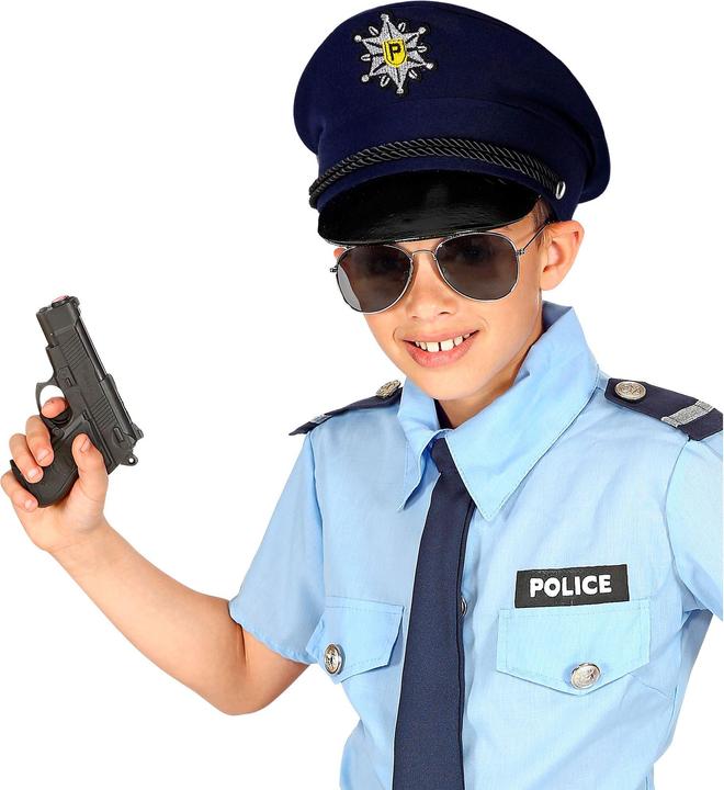 Produktbild Widmann Polizei Mütze blau mit Schwarzem Schirm für Kinder