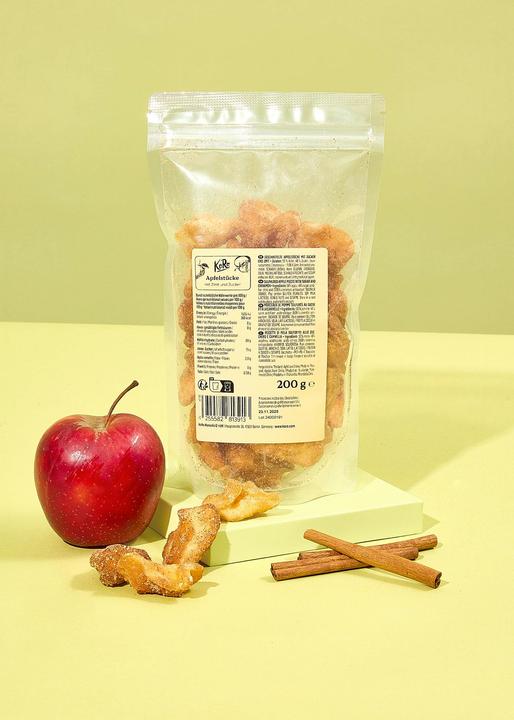 KoRo Sulphurised apple pieces with sugar and cinnamon (200 g)
