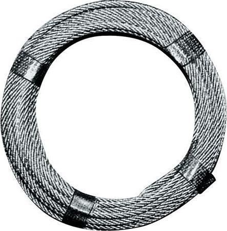 Produktbild Nordwest Drahtseil D.2,0mm L.400m 6 x 7+1 FE Bruchkraft 2,34 kN Stahl,verz. (400 m)