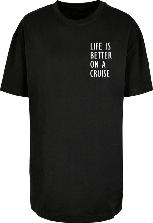 Actual product image Merchcode Ladies Life Is Better Oversized Boyfriend Tee - 119547 (4XL)