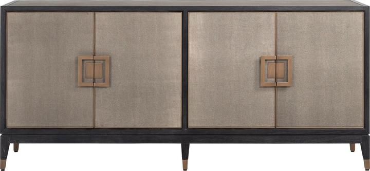 Actual product image Richmond Interiors Sideboard Bloomingville black gold brushed 193 (193 x 45 x 86 cm)