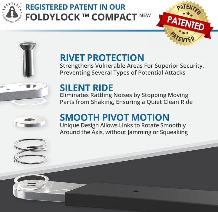 Actual product image Seatylock FoldyLock Compact (85 cm)