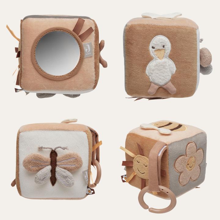 Image du produit Activity Board Cadeau pour bébé, cube de jeu bébé, jouet bébé, cube en tissu, cadeau de naissance, cube d'activité