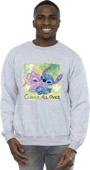 Produktbild Disney Lilo And Stitch St Patrick's Day Clover Sweatshirt (XL)