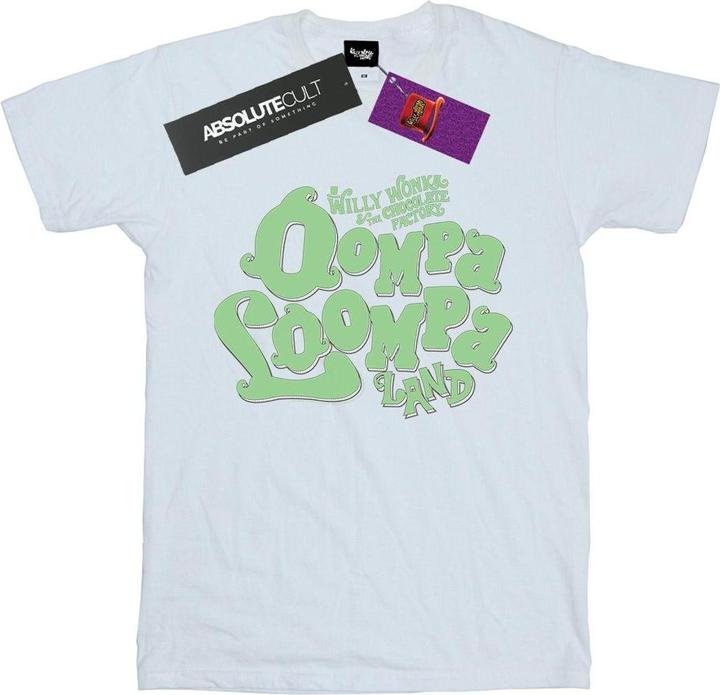 Actual product image Willy Wonka & the Chocolate Factory Boys Oompa Loompa Land T-Shirt (128)