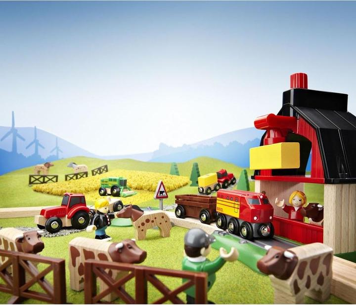 Productafbeelding Brio Spoorwegboerderij Set