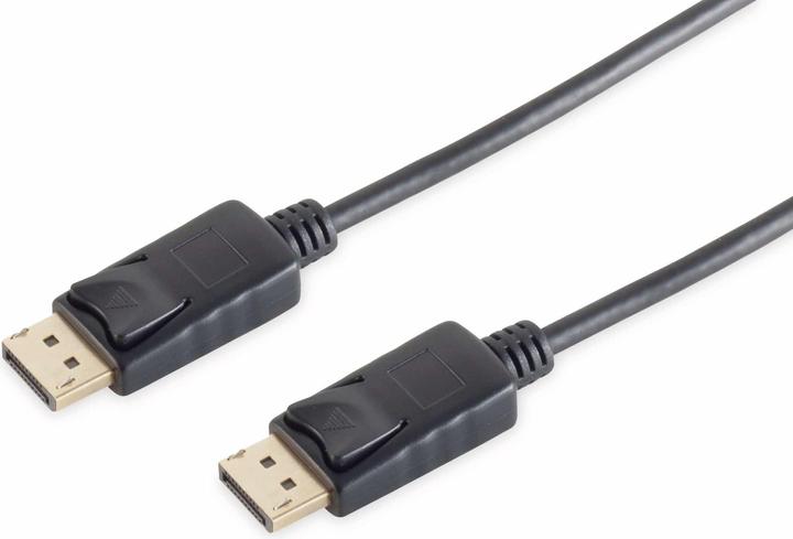 Actual product image Shiverpeaks S/CONN maximum connectivity display port cable display port cable 1.2, male-male, UHD 4K2K, black (3 m, DisplayPort)