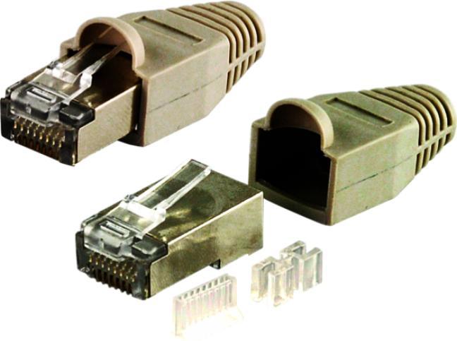 Image du produit Schwaiger Kit de 4 connecteurs réseau (Câble réseau Connecteur)