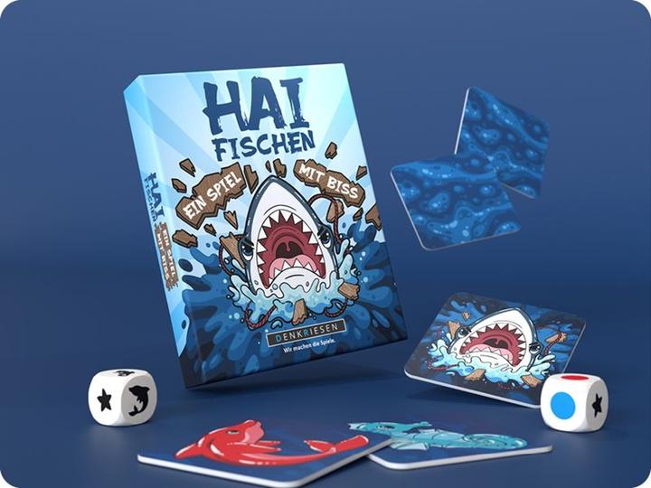 Actual product image Denkriesen HAIFISCHEN - A game with a bite (German)