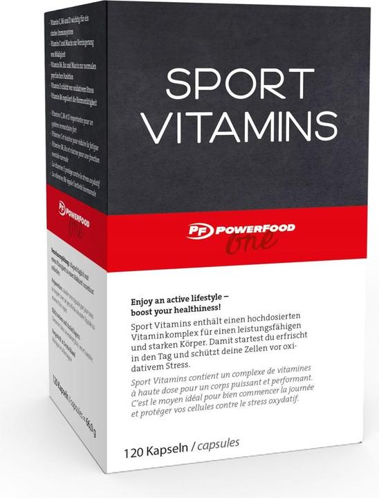 Image du produit PowerFood One Vitamines pour le sport (120 pièce(s), Capsules, 521 g)