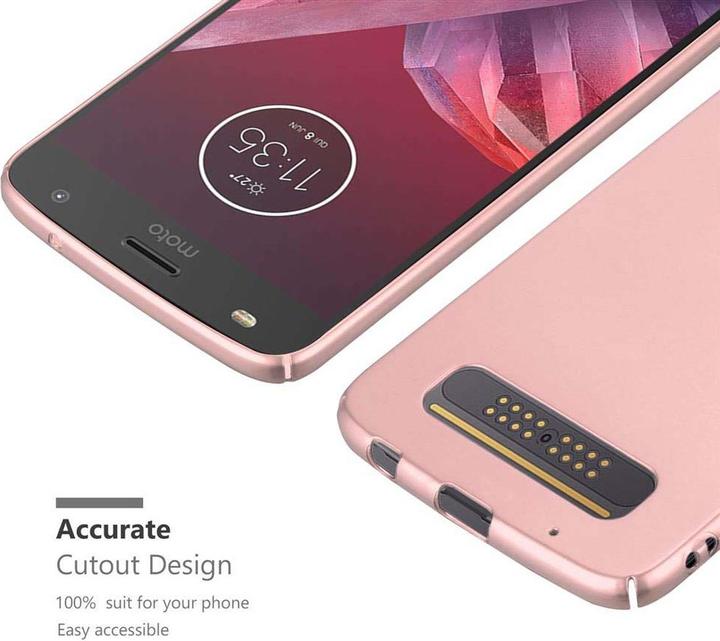 Actual product image Cadorabo Hard Cover Matt Metal Cover (Motorola Moto Z2 Play, Motorola Moto Z2 Force)