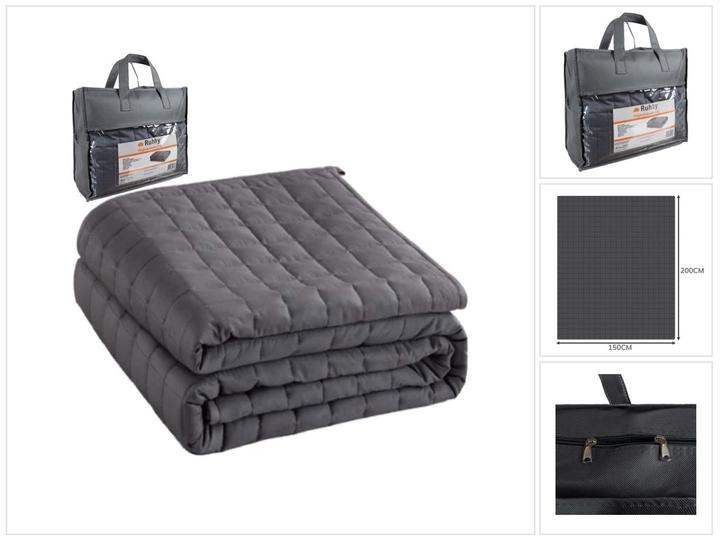 Image du produit Ruhhy Couverture de poids 200x150cm 6kg 19533m (6000 g, 150 x 200 cm)