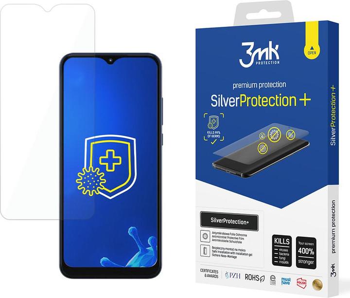 Actual product image 3MK "Silver Protection" + Motorola Moto G Play Wet Mount Antimicrobial Film (1 Piece, Motorola Moto G Play (2021))